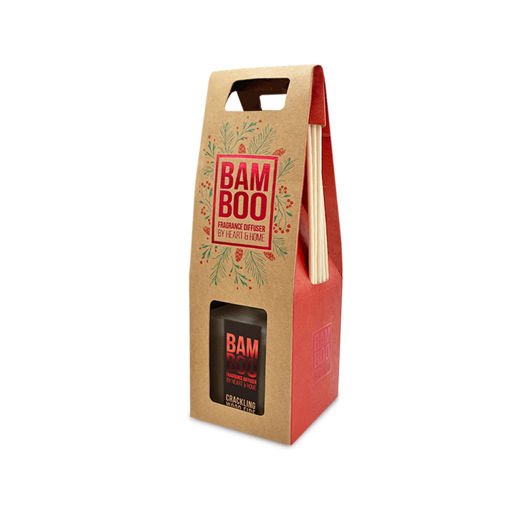 Picture of H&H BAMBOO DIFFUSER CRACKLING WOOD FIRE 80ML